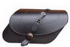 C105 Leather Saddlebag Angle