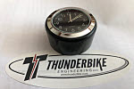 Motorcycle clock for Triumph, black