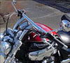 Triumph Rocket 3 fitted Oversize TBars 1.5, chrome